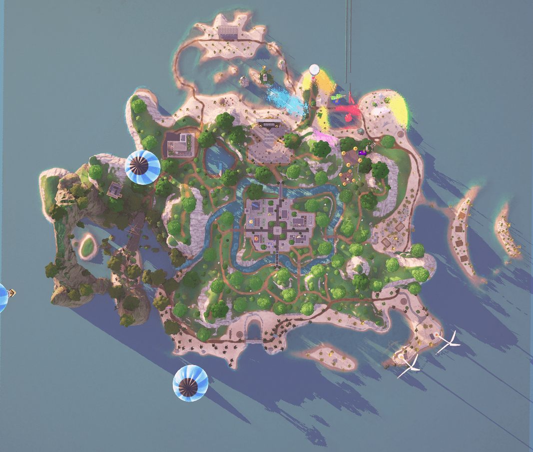 Vortex Party Royale, map Fortnite UEFN par Vortex Studio