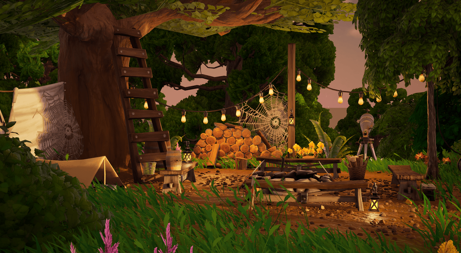 Cosy Fire, map Fortnite UEFN par Vortex Studio